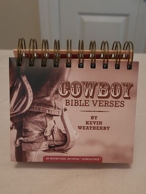 Cowboy Bible Verses Flip Calendar
